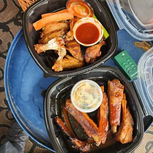 Hickory Smoked Ribs Smoked Chicken Sandwich