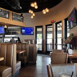 the interior of a restaurant