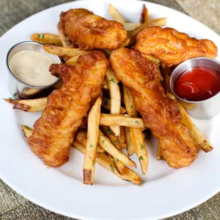 Shiner Bock Fish and Chips