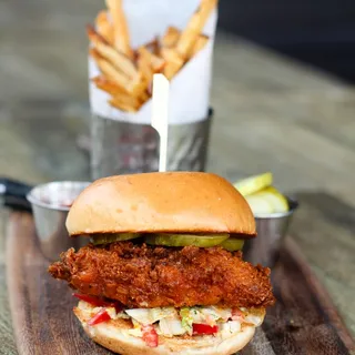 Nashville Hot Fried Chicken Sandwich