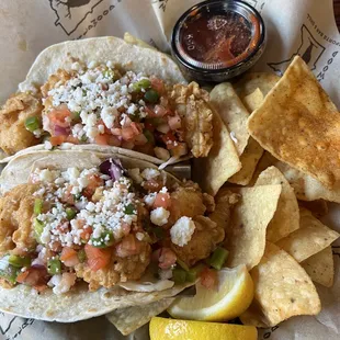 shrimp tacos