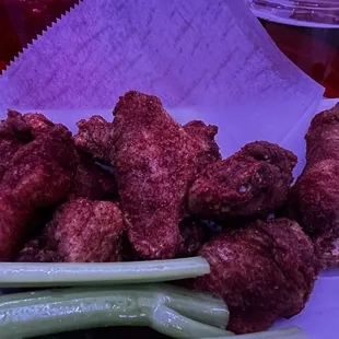 Dry rub wings $15