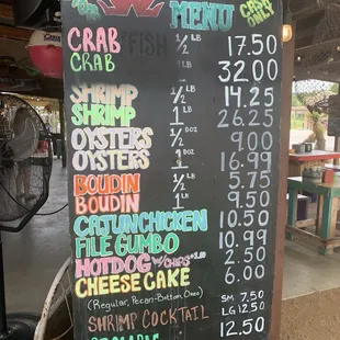 Todays menu 7-27-24