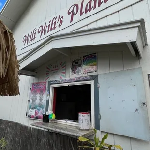 the front of the shop