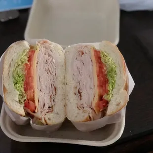 Honey Turkey Cold Sandwich