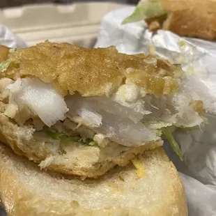a fish sandwich