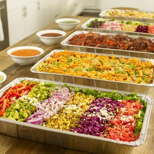 We have many catering options for Office and Family events.