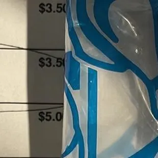 Overcharged by placing a different product in the label.