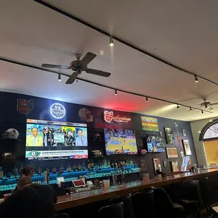 people sitting at the bar