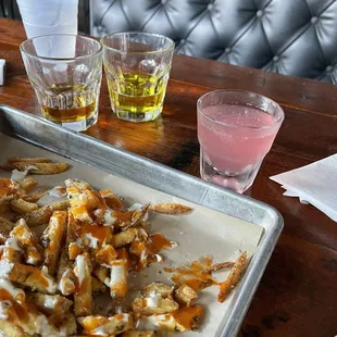 Buffalo fries &amp; shots