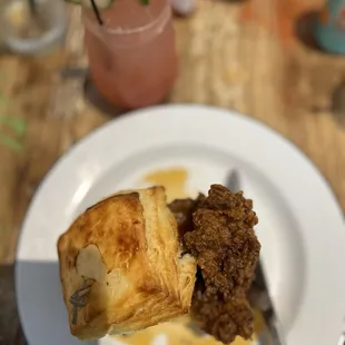 fried chicken  tabasco honey