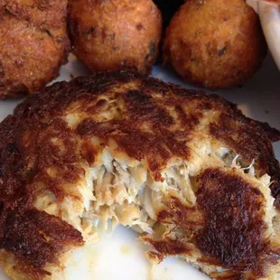 Great crab cakes!