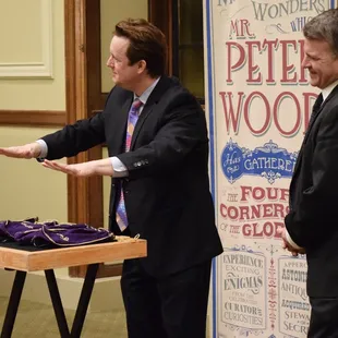 Willard working the crowd