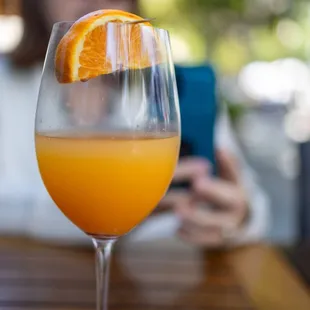 Blood Orange Bellini ($12)