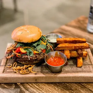 Steak burger | +$2 to split it with someone | 10/23