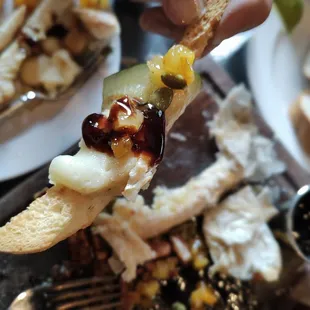 Combined all the fall colors together and get that perfect bite.