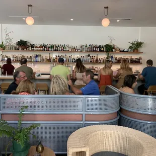 Bar and waiting area