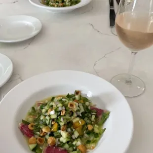 Olives Cucumber Ceviche