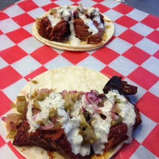 Burnt ends Tacos!