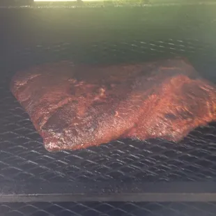 Slow smoked Brisket.