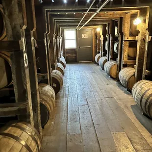 the inside of the cellar