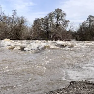 American River after the storm