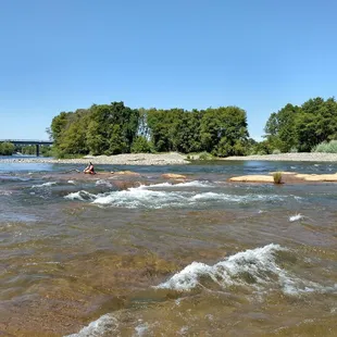 Ice cold sierra snow runoff