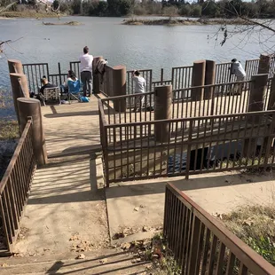 Beautiful dock and walking paths