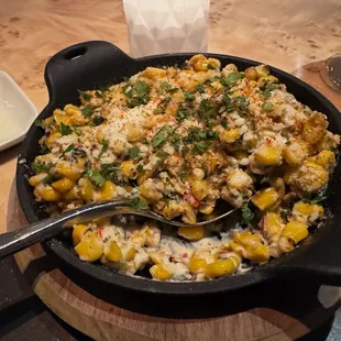 Street corn side.