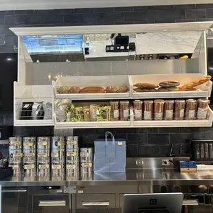 a view of the kitchen