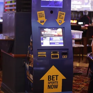Place bets or sign up for the William Hill Mobile Sports app on our Sports Betting Kiosks