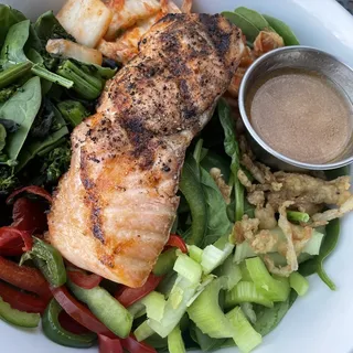 Pan Roasted Salmon Salad