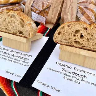 Sunday Farmers Market - amazing craft sourdough bread - very good texture and is very dense