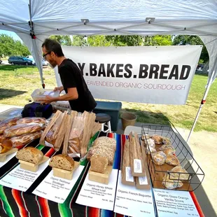 Sunday Farmers Market. - amazing sourdough bread - the texture is very good