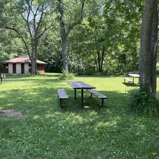 Picnic tables