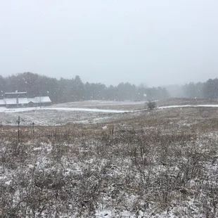 Snowy hike.