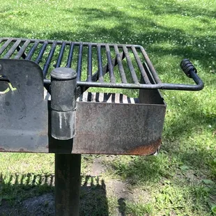 Handicapped grill (lower than normal grills)