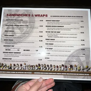 menu, burgers