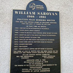 William Saroyan