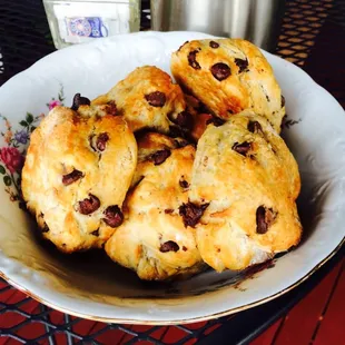 Chocolate chip scones