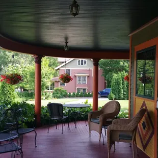 This Veranda (Porch) is quite large and wraps around