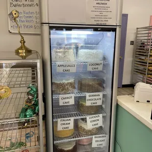 Cakes available for purchase