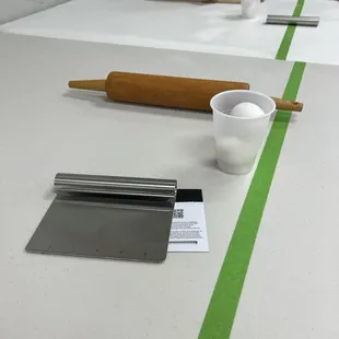 Some of our tools for pasta making class!