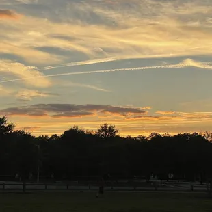The sky and view of the park