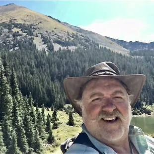 Photographer hamming for camera