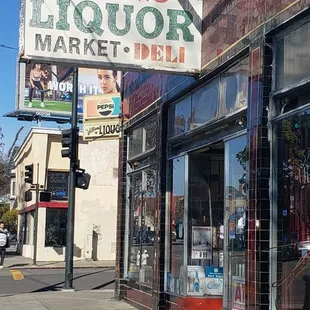 the outside of the store