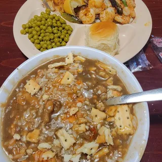 Grilled Catfish & Shrimp Platter