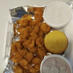Popcorn shrimp