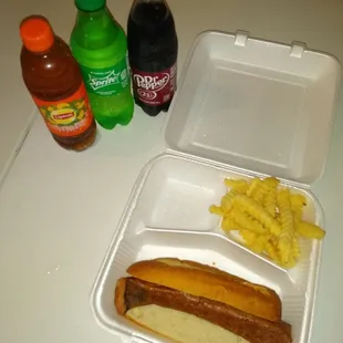 Hot link sandwich