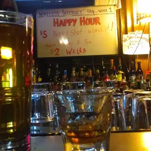 The special and what the pours look like